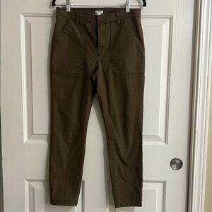 J. Crew Women's khaki Straight Leg Pants
